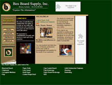 Tablet Screenshot of boxboardsupply.com